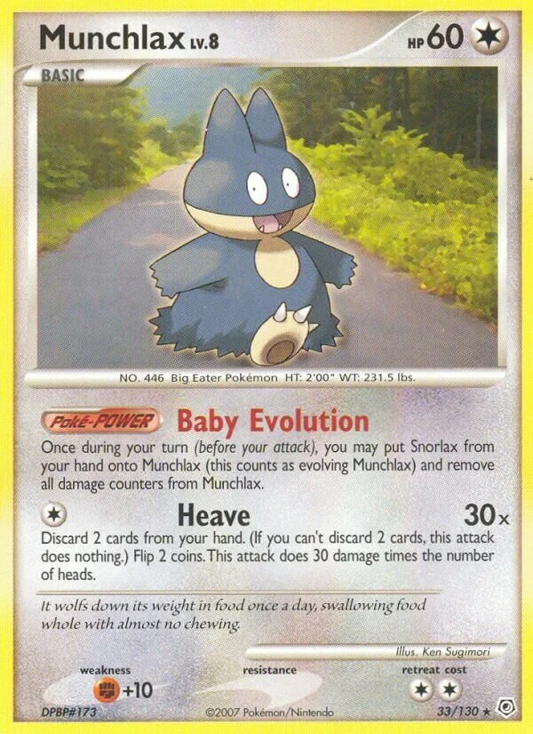 Munchlax 「DP 33/130」「EN」