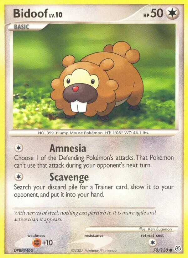 Bidoof 「DP 70/130」「EN」