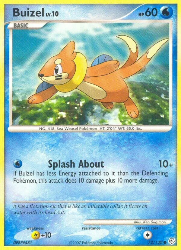 Buizel 「DP 72/130」「EN」