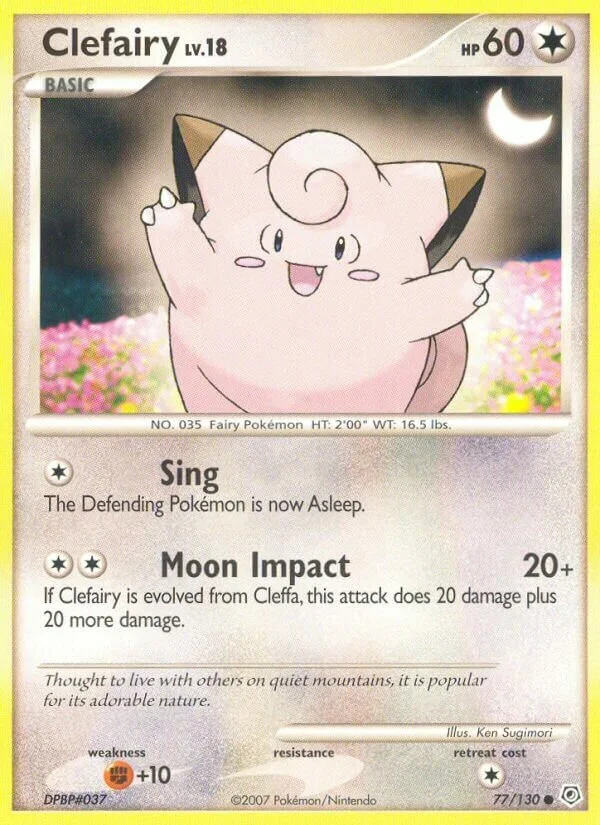 Clefairy 「DP 77/130」「EN」