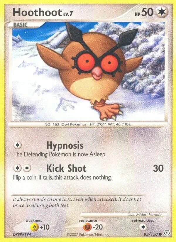Hoothoot 「DP 85/130」「EN」