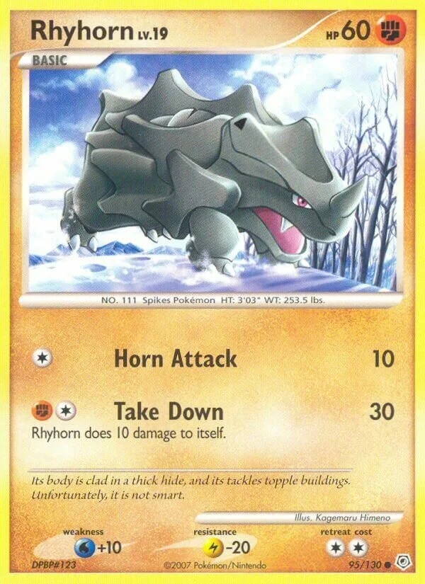 Rhyhorn 「DP 95/130」「EN」
