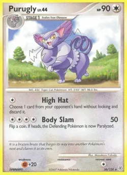 Purugly #36/130 · Pokémon