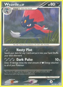 Weavile #40/130 · Pokémon
