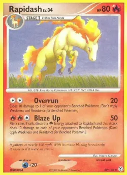 Rapidash #59/130 · Pokémon