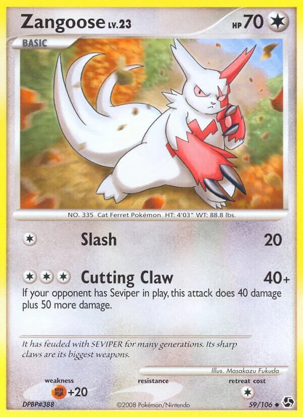 Zangoose 「GE 59/106」「EN」