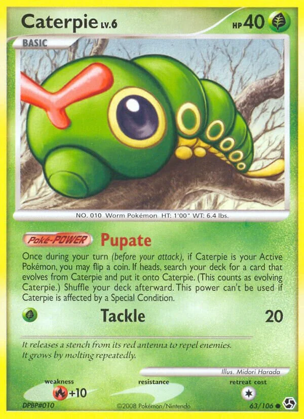 Caterpie 「GE 63/106」「EN」