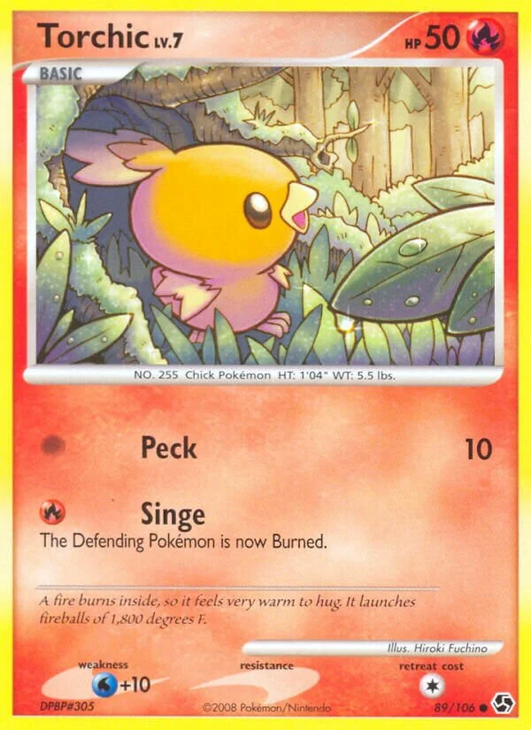 Torchic 「GE 89/106」「EN」