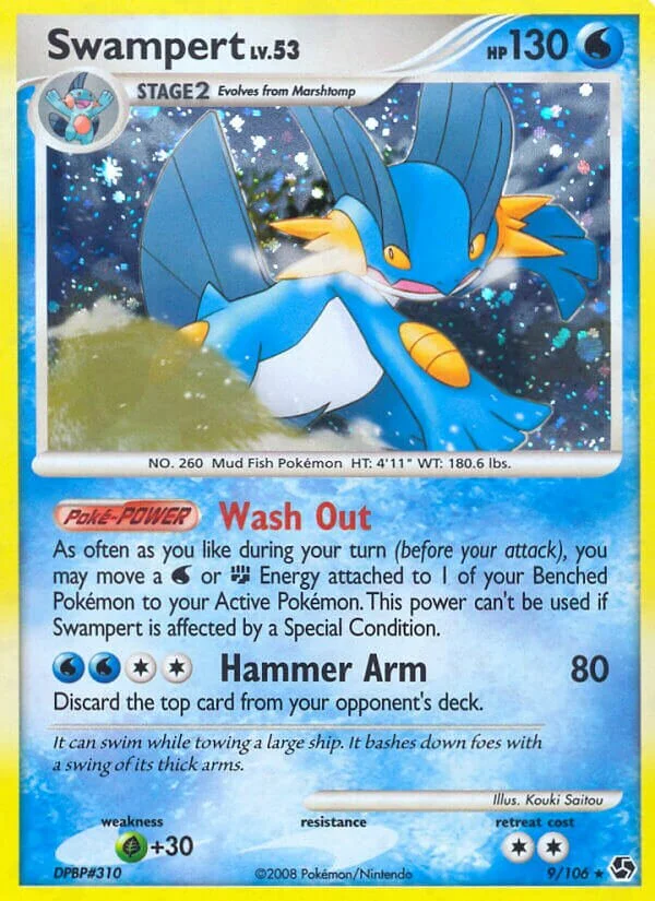 Swampert 「GE 9/106」「EN」