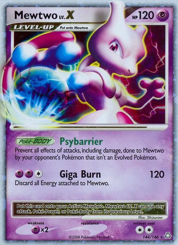 Mewtwo LV.X 「LA 144/146」「EN」