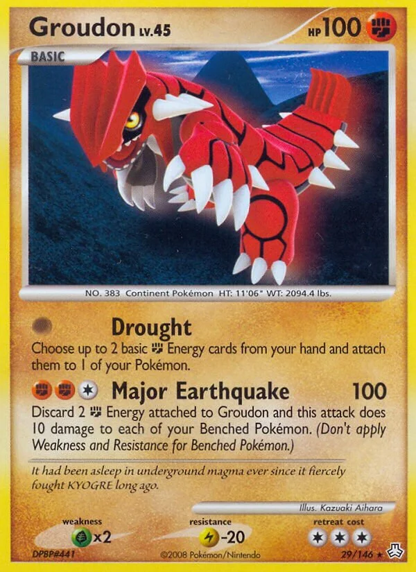 Groudon 「LA 29/146」「EN」