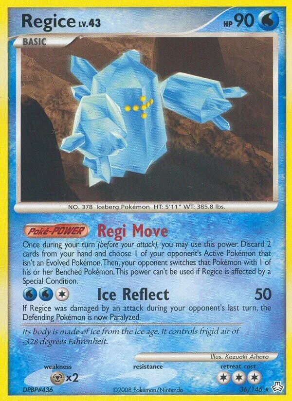 Regice 「LA 36/146」「EN」