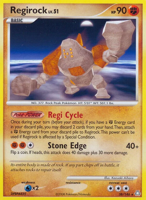Regirock 「LA 38/146」「EN」