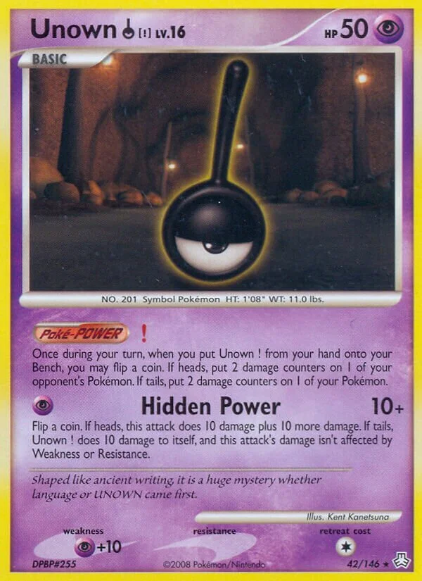 Unown ! 「LA 42/146」「EN」
