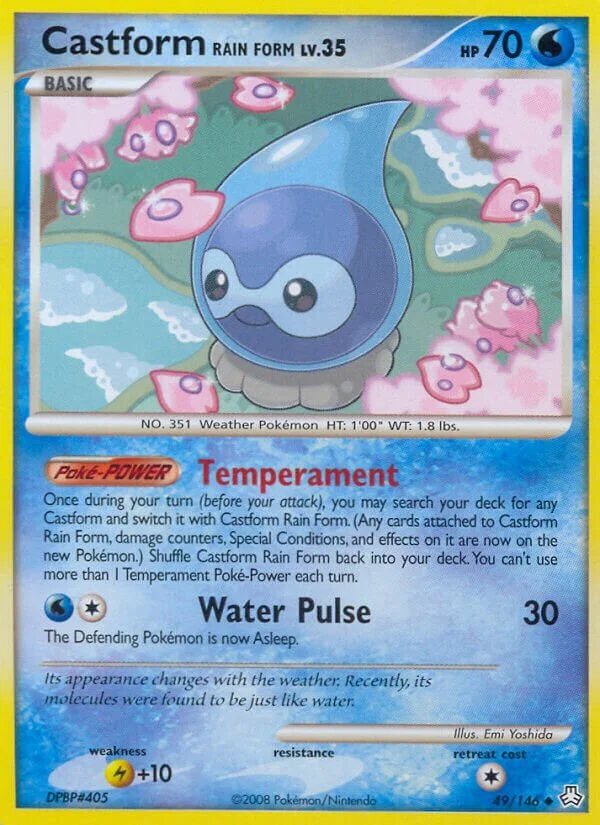 Castform Rain Form 「LA 49/146」「EN」