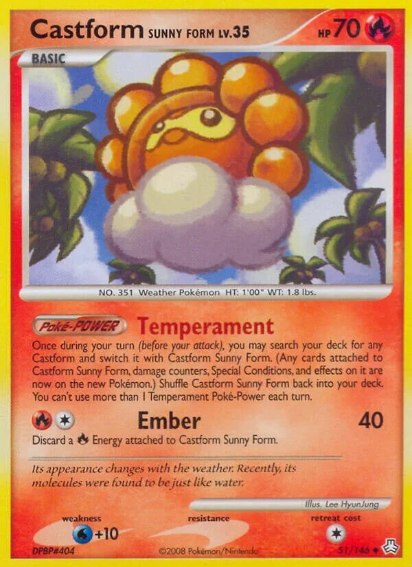Castform Sunny Form 「LA 51/146」「EN」