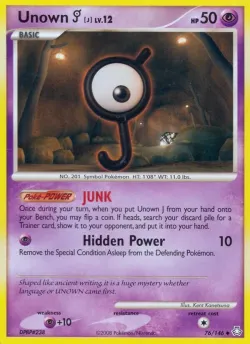 Unown J #76/146 · Pokémon