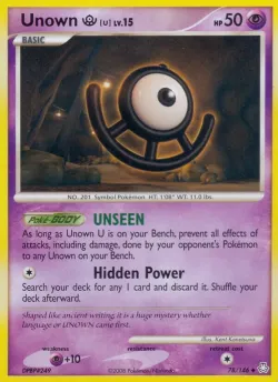 Unown U #78/146 · Pokémon