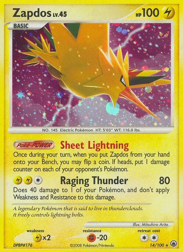 Zapdos 「MD 14/100」「EN」