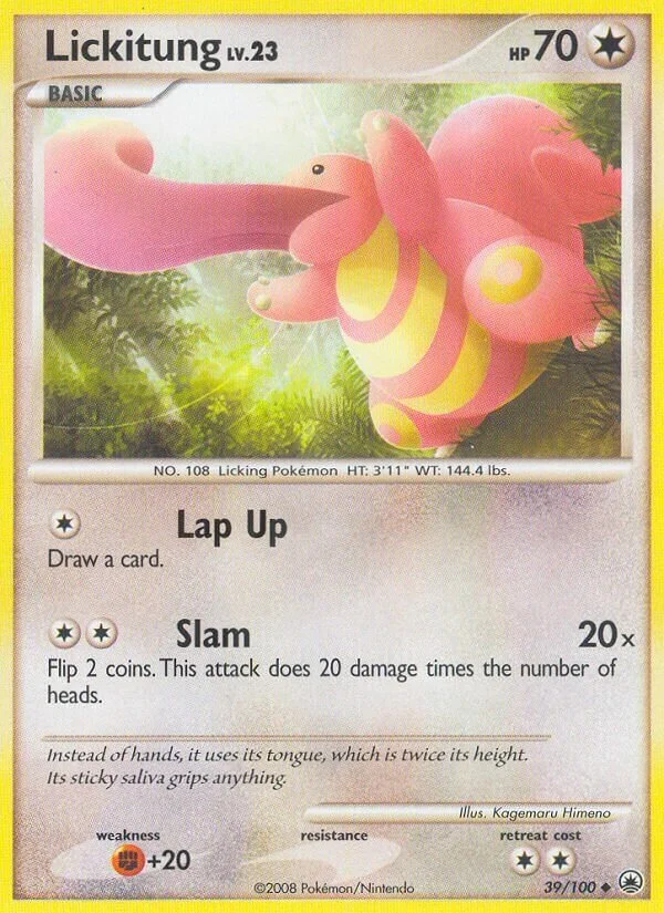 Lickitung 「MD 39/100」「EN」