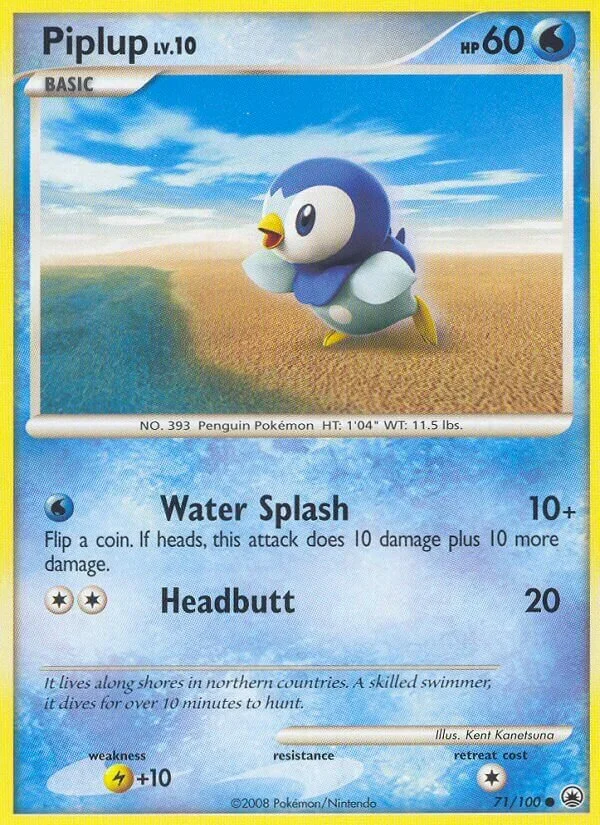 Piplup 「MD 71/100」「EN」