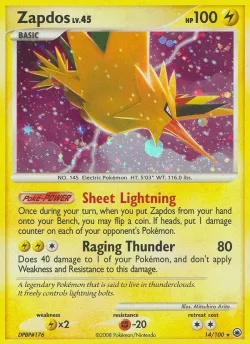 Zapdos #14/100 · Pokémon