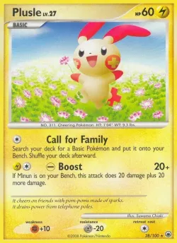 Plusle #28/100 · Pokémon