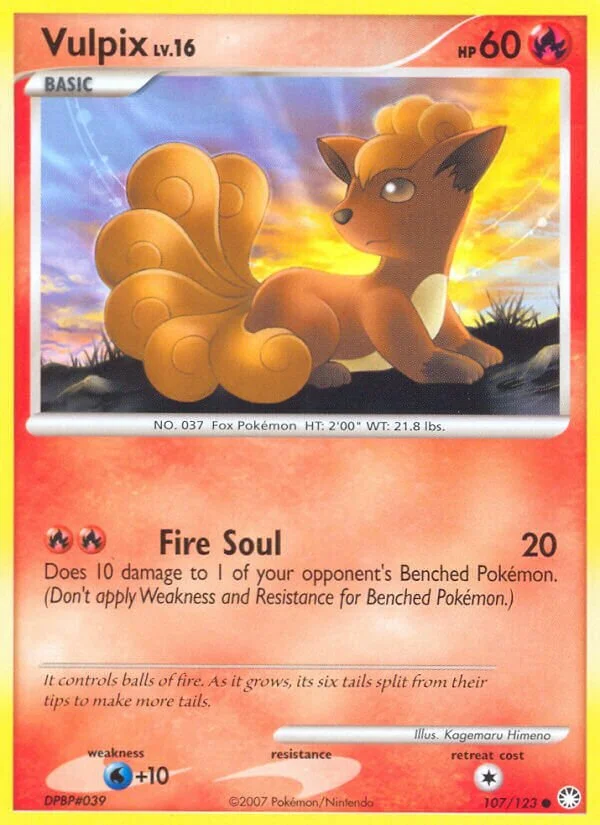 Vulpix 「MT 107/123」「EN」