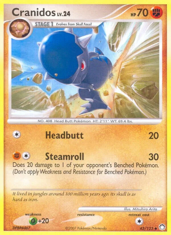 Cranidos 「MT 43/123」「EN」