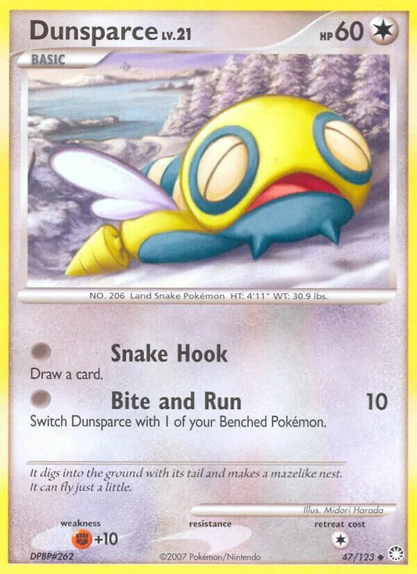 Dunsparce 「MT 47/123」「EN」