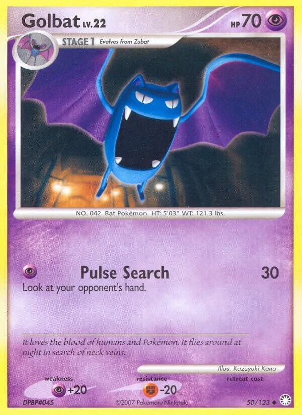 Golbat 「MT 50/123」「EN」