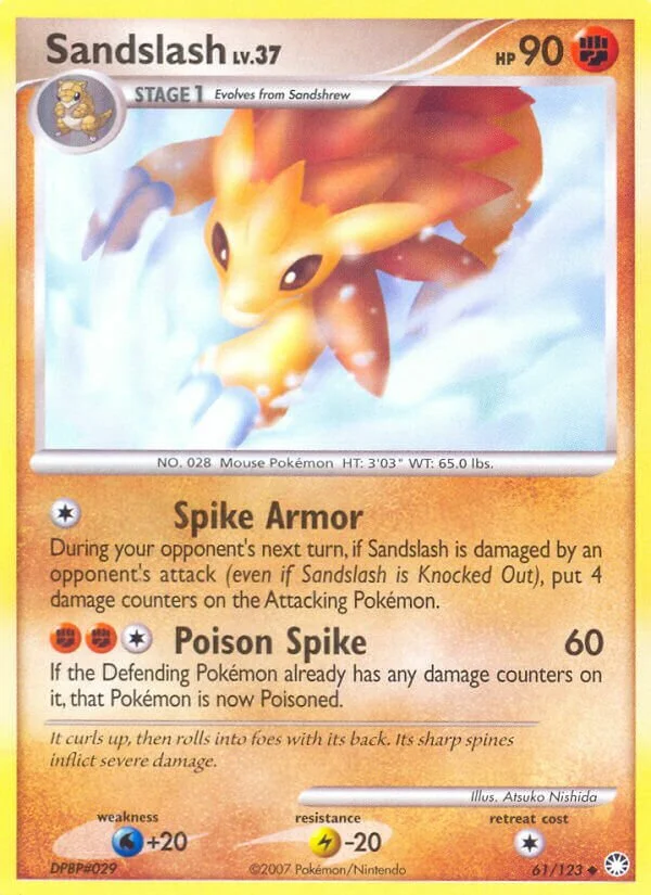 Sandslash 「MT 61/123」「EN」