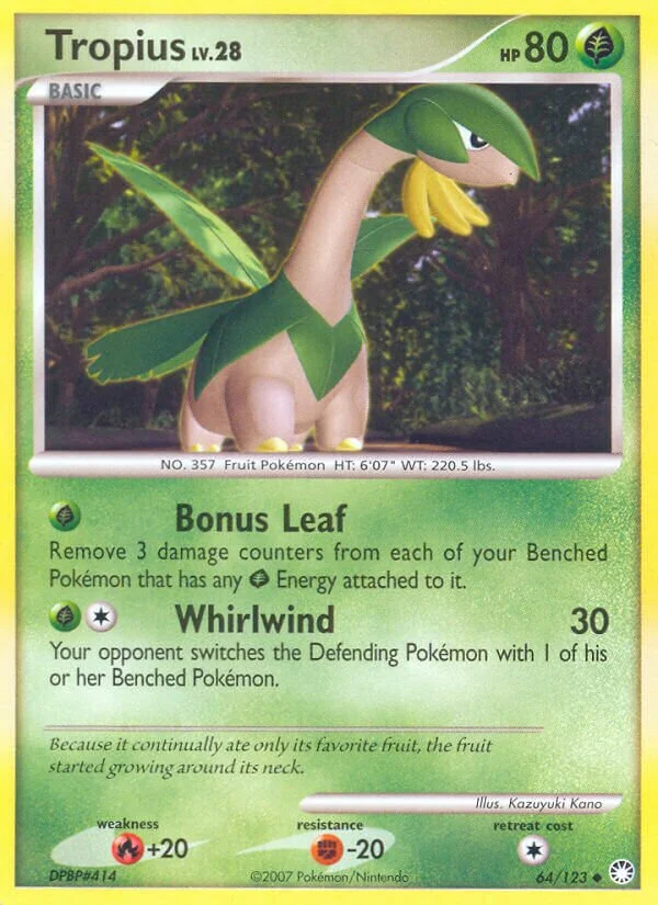 Tropius 「MT 64/123」「EN」