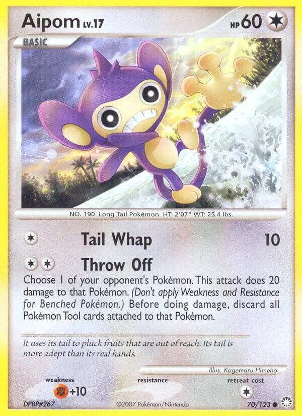 Aipom 「MT 70/123」「EN」