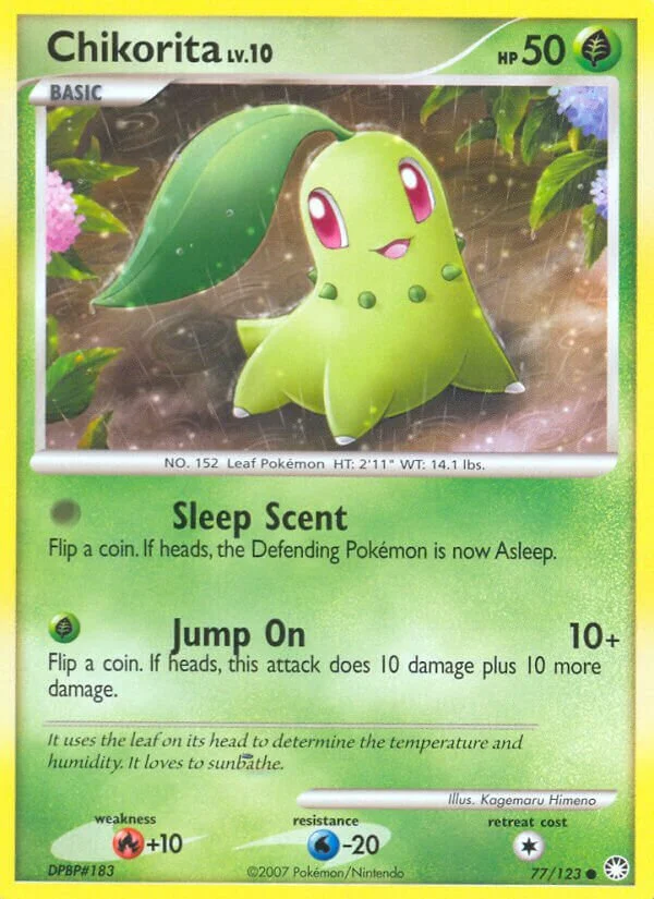 Chikorita 「MT 77/123」「EN」