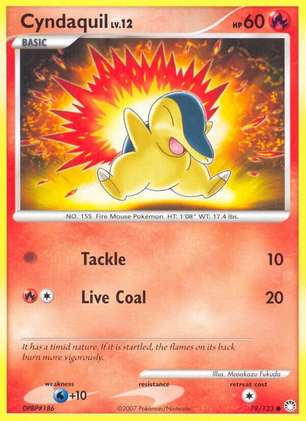 Cyndaquil 「MT 79/123」「EN」