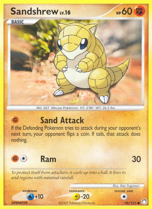 Sandshrew 「MT 96/123」「EN」