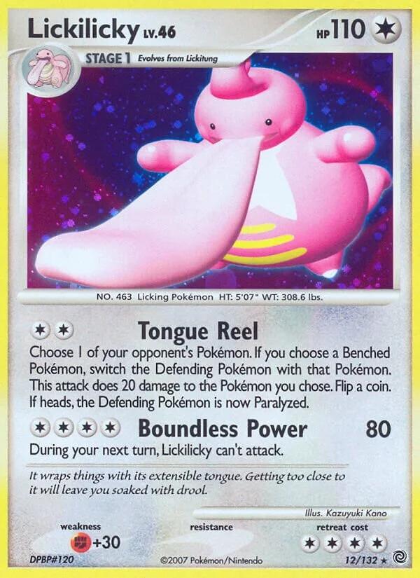 Lickilicky 「SW 12/132」「EN」