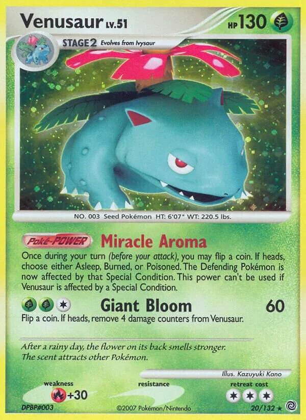 Venusaur 「SW 20/132」「EN」
