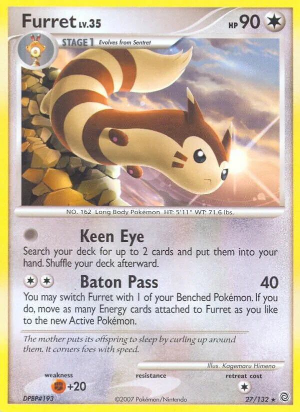 Furret 「SW 27/132」「EN」