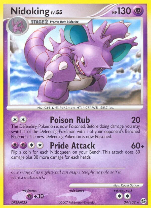 Nidoking 「SW 34/132」「EN」