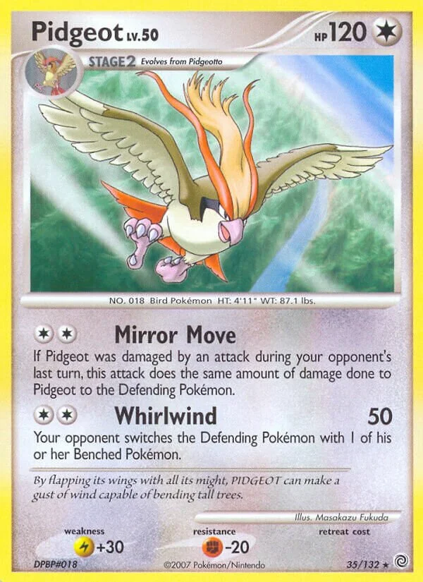 Pidgeot 「SW 35/132」「EN」