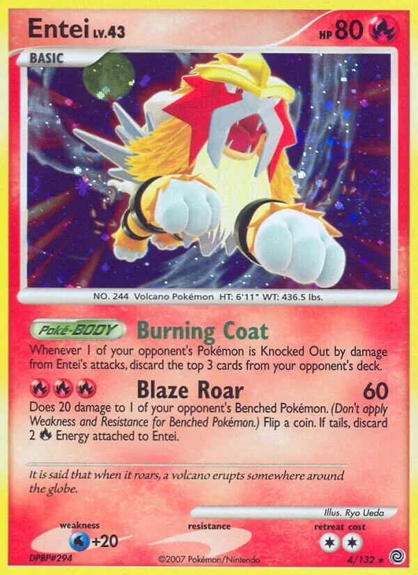 Entei 「SW 4/132」「EN」