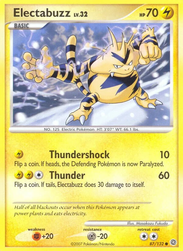 Electabuzz 「SW 87/132」「EN」