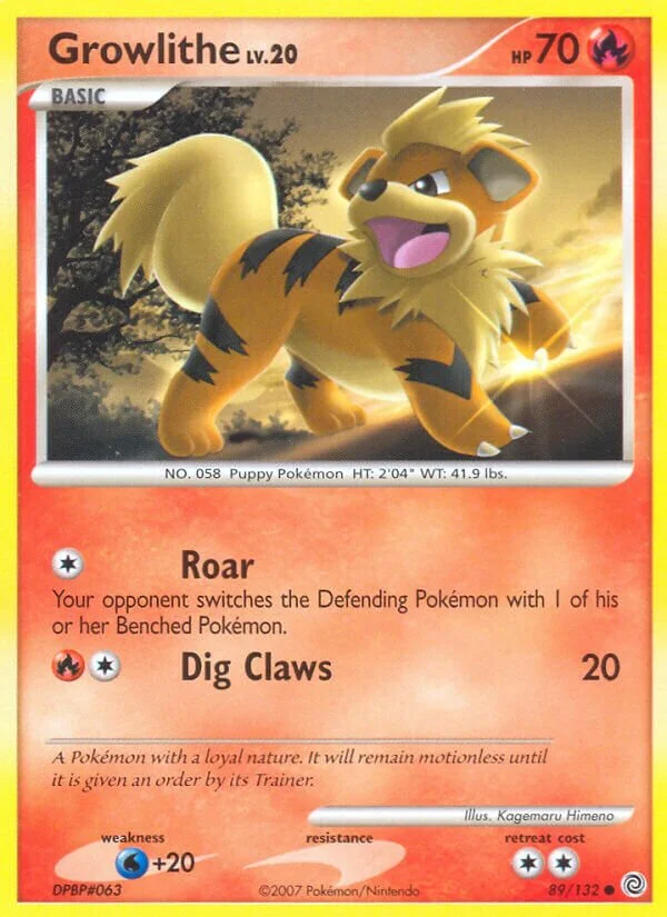 Growlithe 「SW 89/132」「EN」