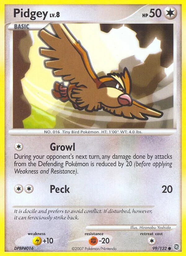 Pidgey 「SW 99/132」「EN」