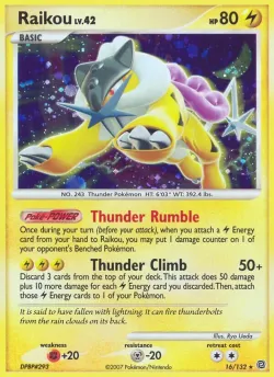 Raikou #16/132 · Pokémon