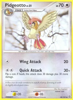 Pidgeotto #58/132 · Pokémon