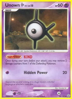 Unown K #68/132 · Pokémon
