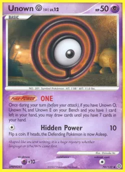 Unown O #70/132 · Pokémon